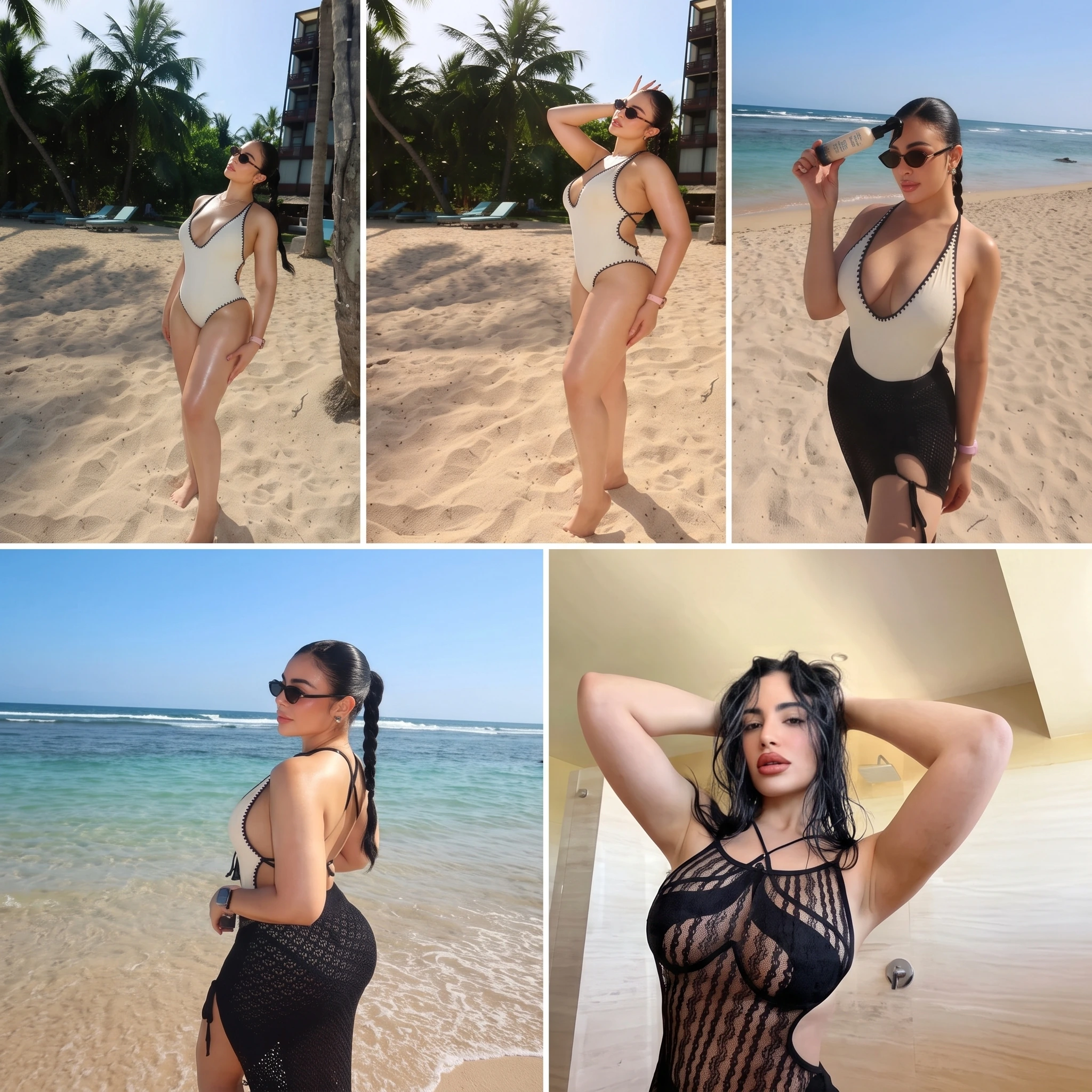 Imagenes que posteo María Yeribel en respuesta de su pareja david Ortiz