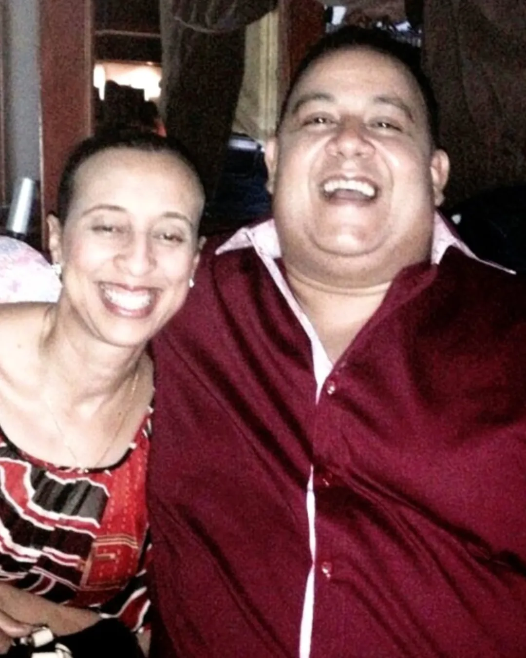 La pareja cuando eran jóvenes