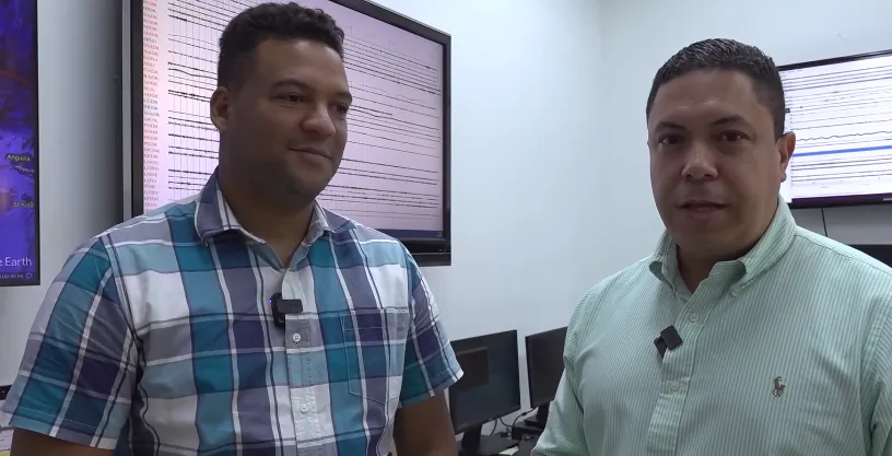 José Peguero junto a Jottin Leonel