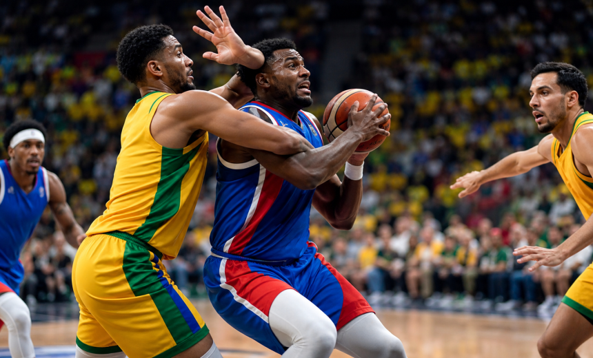 Brasil y República Dominicana se enfrentan en los clasificatorios al Mundial FIBA 2027