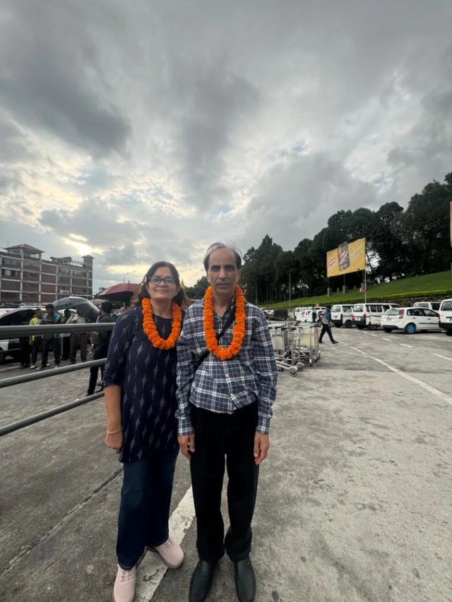 Ramesh y Neelam Sharma viajaban con el grupo Nepal Trekking Planner.