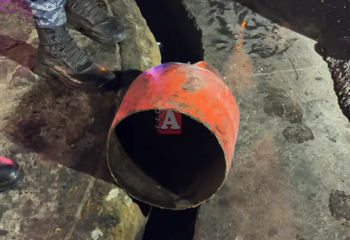 El tanque de gas que estalló