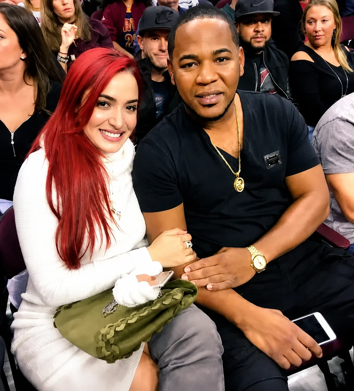 Karen Yapoort y Edwin Encarnación