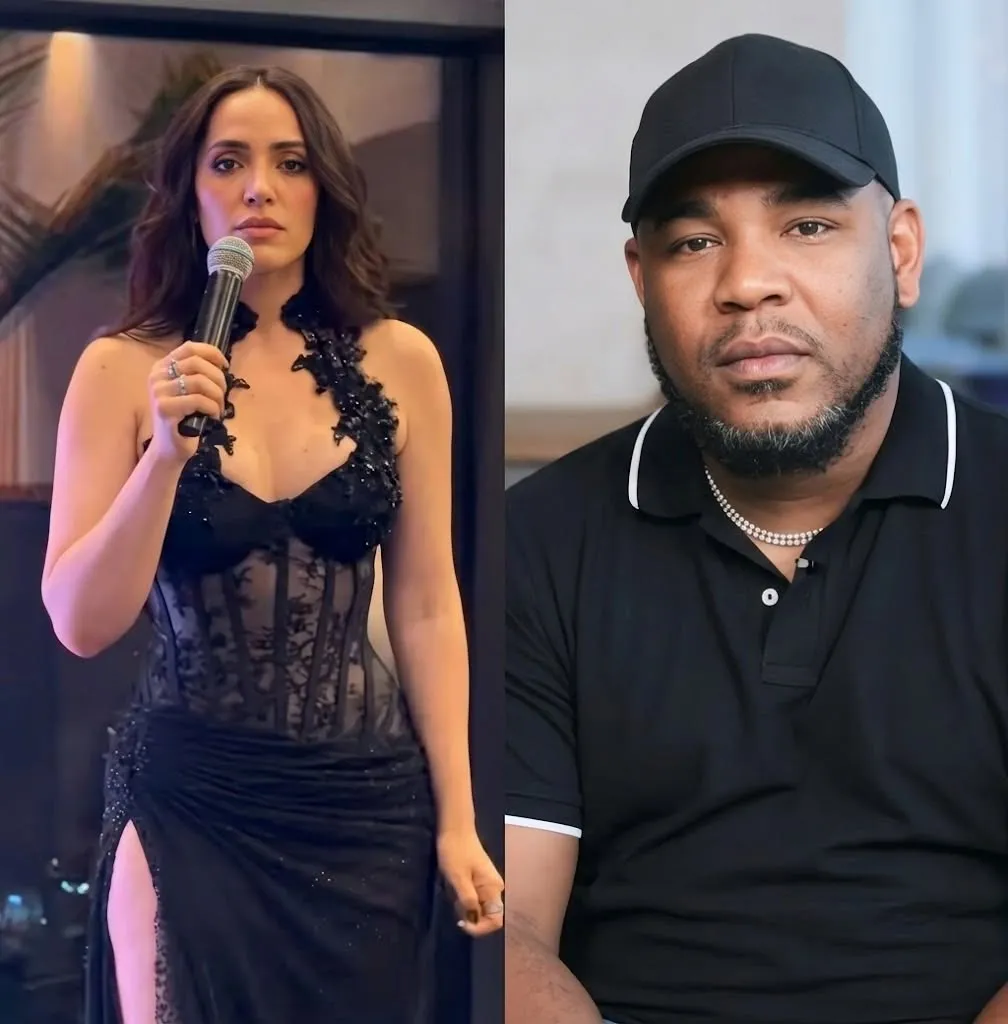 Karen Yapoort y Edwin Encarnación