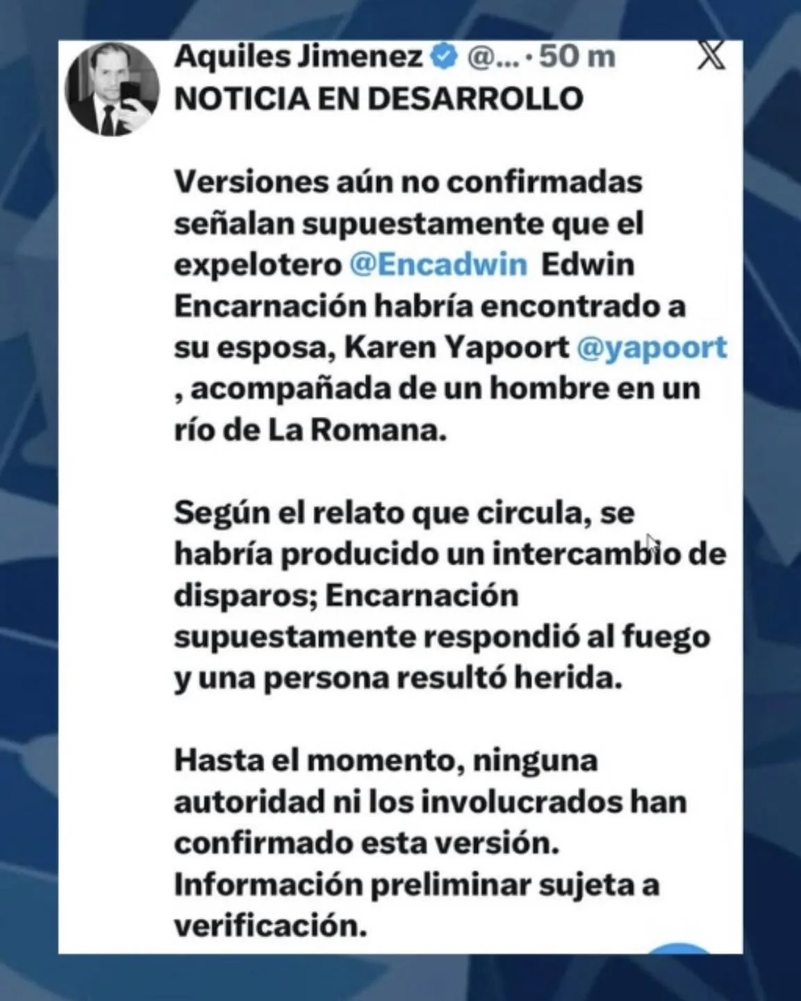 El comunicado que se difundió y es FALSO