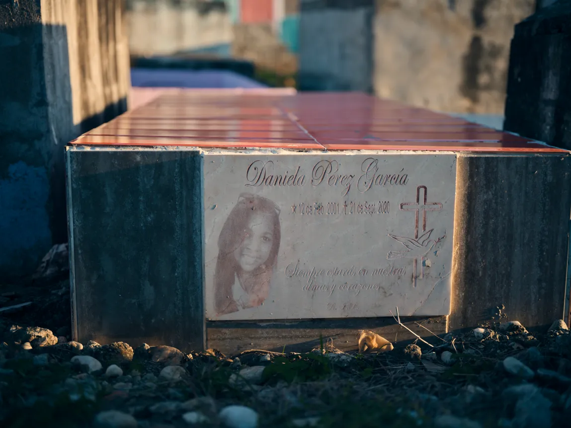 La tumba de Daniela Pérez García
