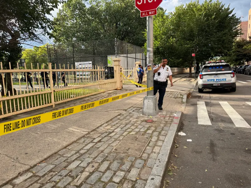 La policía informó que el autor del hecho efectuó un proyectil al joven de 14 años en la pierna en la esquina de la calle 153 y la avenida Jamaica, a pocos pasos del cercano parque Rufus King, alrededor de las 4:50 p. m. 