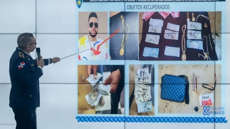 Parte de los bienes sustraidos por los involucrados