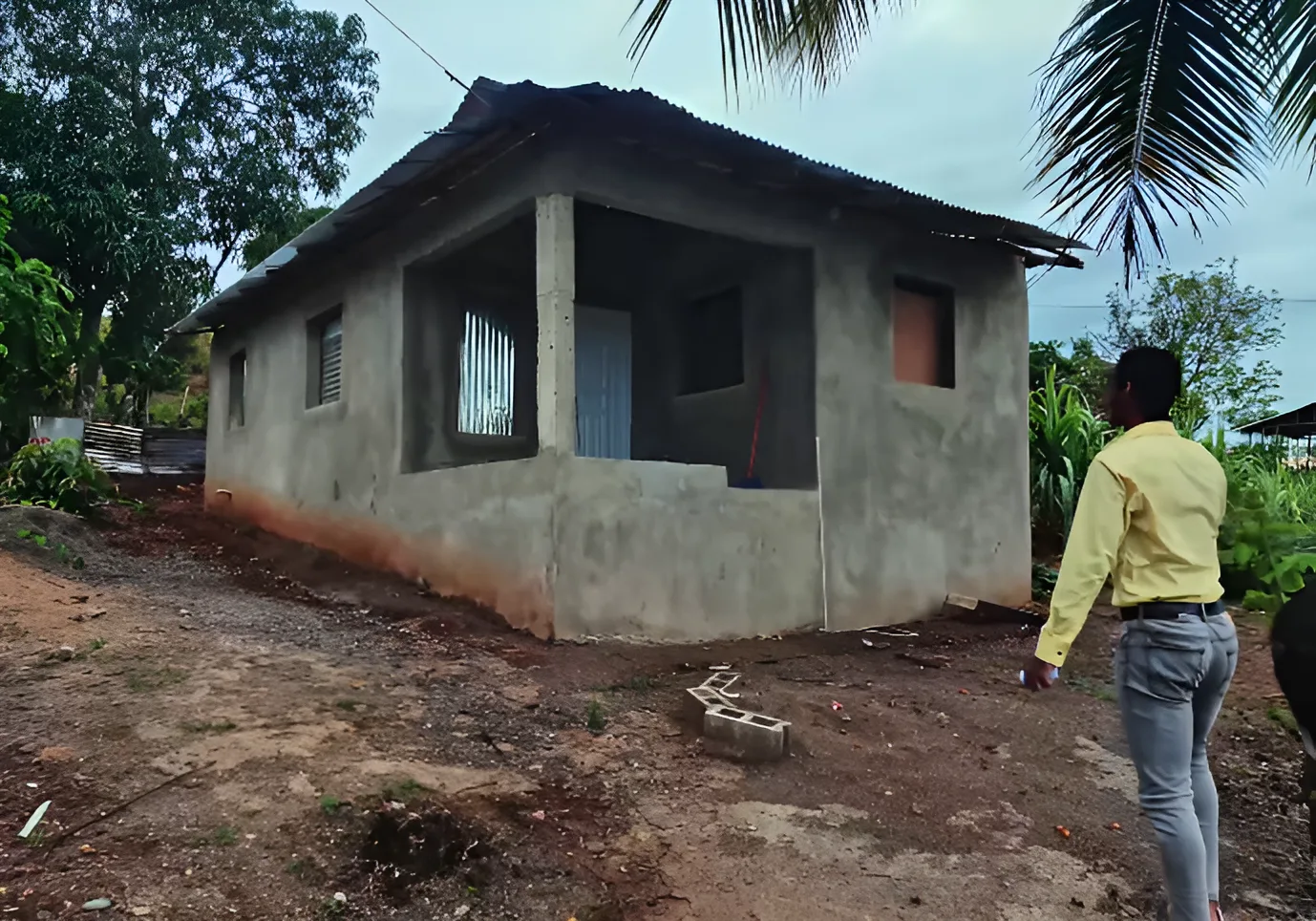 Vivienda actual de Samil y su madre en Guanuma
