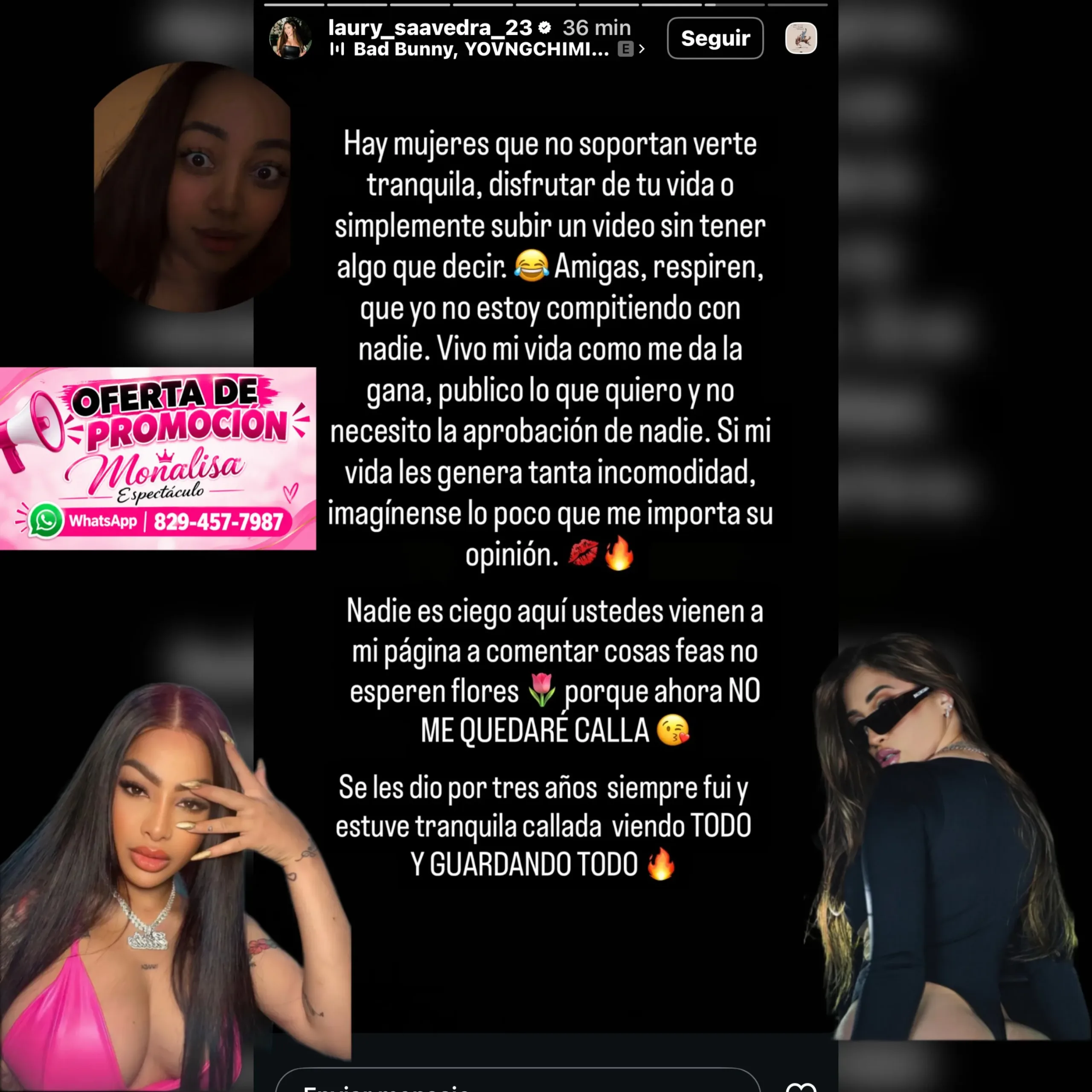 Respuesta de Laury Saavedra