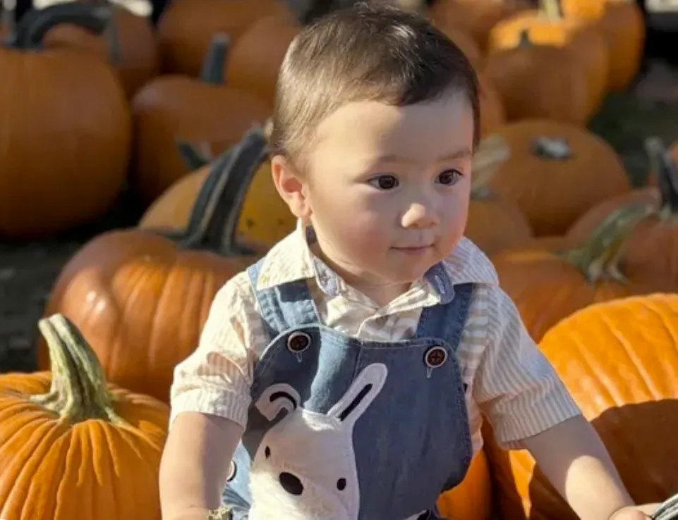 James Gabriel dejó de vivir después de que una camioneta lo afectara en un campo de calabazas. Crédito: Gofundme