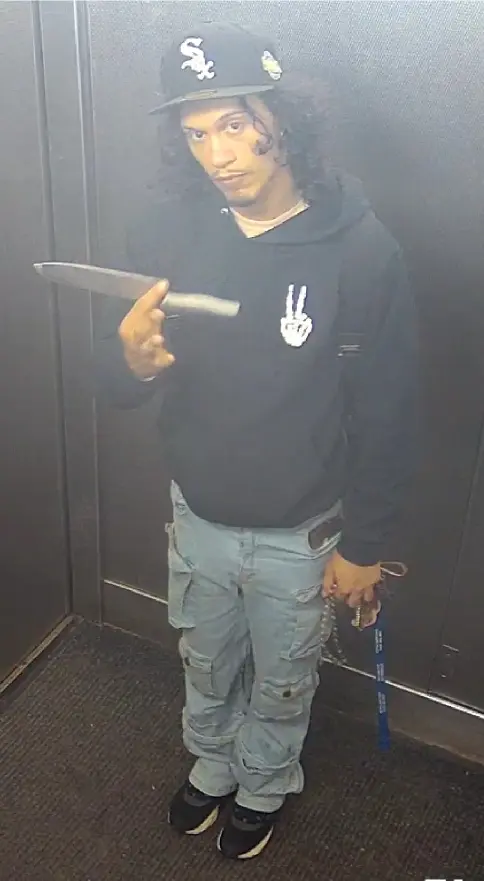 Imagen difundida durante la búsqueda de Ángel Carrasco, sospechoso del caso de Nathaly Ramírez en El Bronx