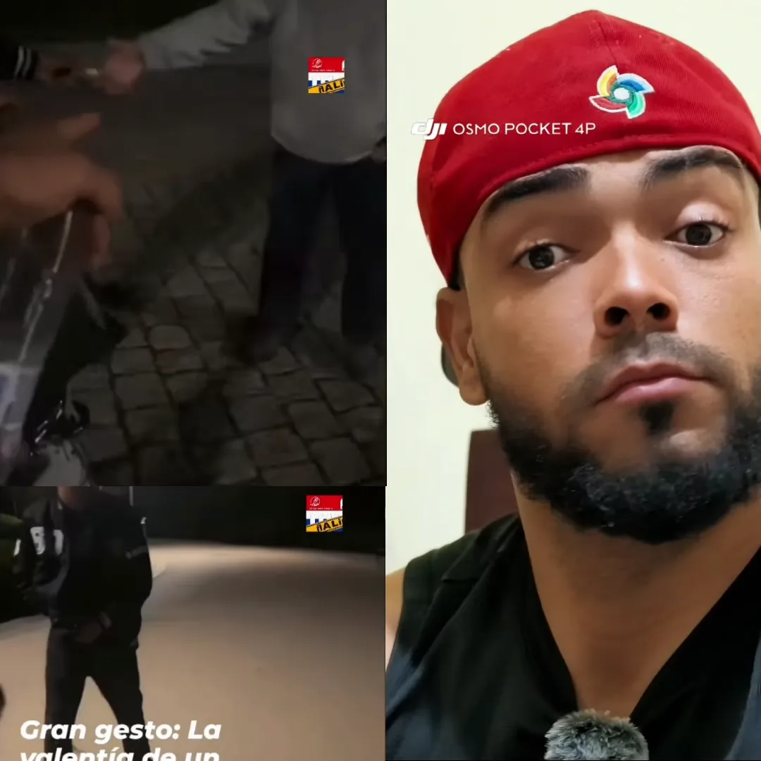 Momento en que dominicano le devuelve presuntamente lo que le sustrajo al hombre