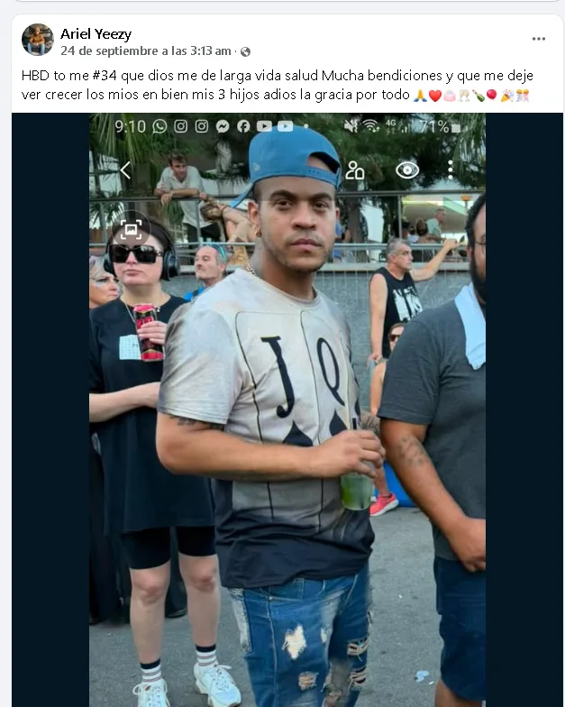 Hace casi un mes que habia cumplido años