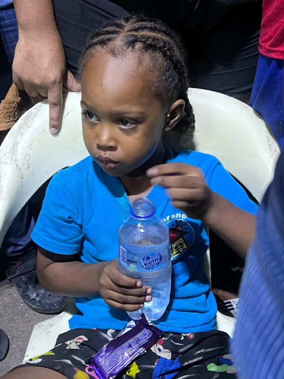 La nueva imagen que anda circulando del niño